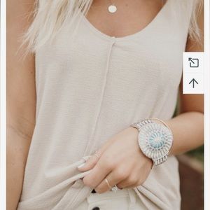 BNWOT CJLA Sawyer tank top - natural